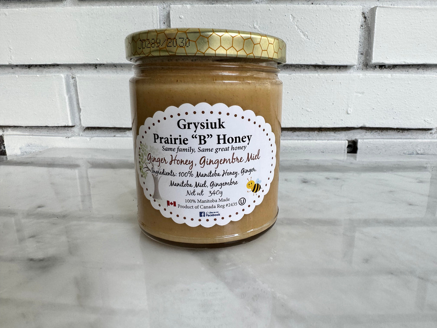 Grysiuk Honey 340g Ginger
